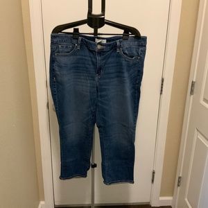 Lane Bryant Midrise Girlfriend Crop Jeans